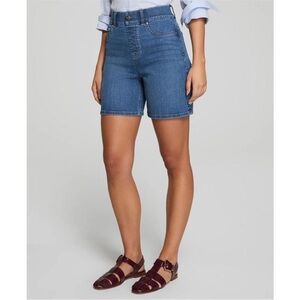 NWT SPANX Women's Jean Short 7" Size Medium in Vintage Indigo